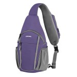 LAIMEIWEE Crossbody Sling Bag for Men & Women, Water-Resistant Chest Pack with RFID Blocking, Lightweight Travel Backpack with 11" iPad Compartment, Ideal for Hiking, Commuting, Outdoor Activities